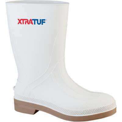 XtraTuf Men's Size 12 White PVC Shrimp Boot